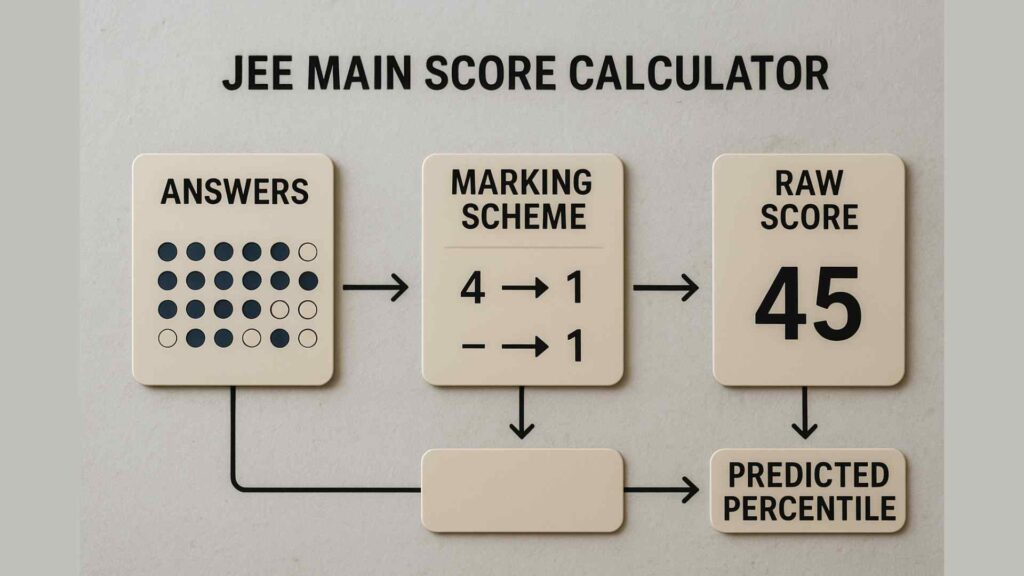 Amazing JEE Main Score Calculator: Predict Your Guaranteed Success in 2026! 3 JEE Main score calculator