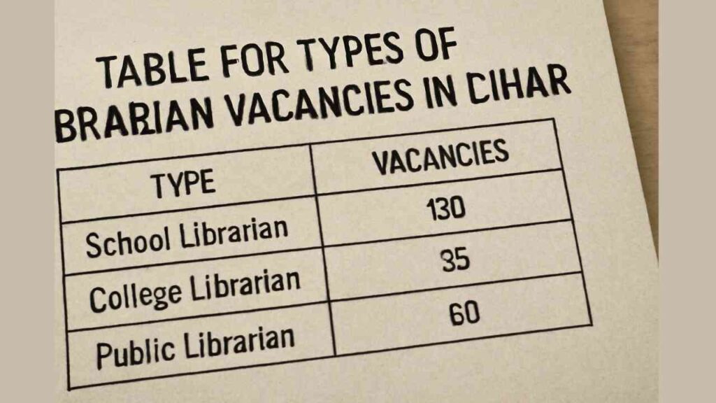 Librarian Vacancy in Bihar 2025-26: Everything You Need to Know for a Successful & Powerful Career Opportunity 4 librarian vacancy in bihar